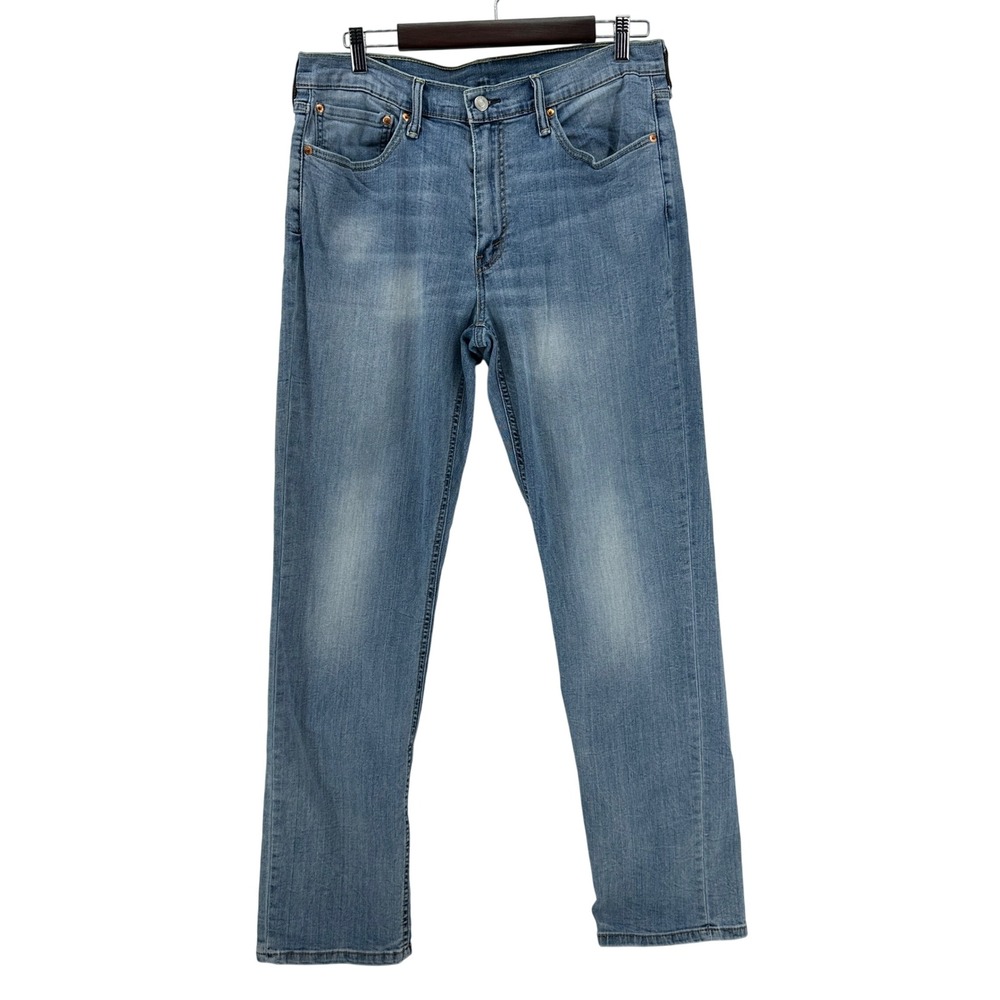 Levi Strauss 541 Athletic Fit Jeans Mens W34 L34 Light to‎ Medium Wash Denim - Picture 2 of 13